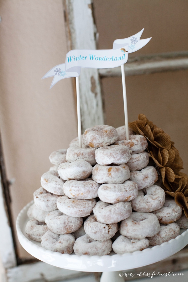 Winter Wonderland Party The Dessert Table