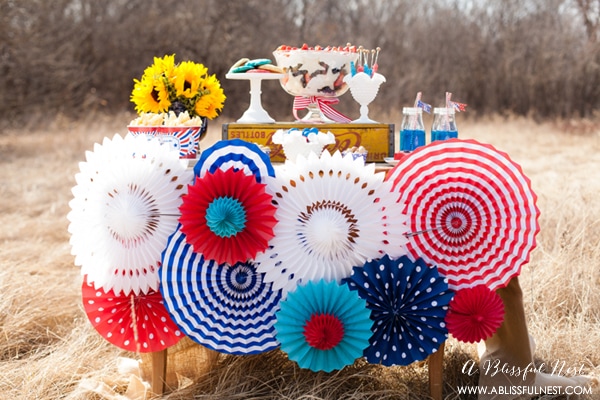 4th of July Party Ideas by A Blissful Nest 