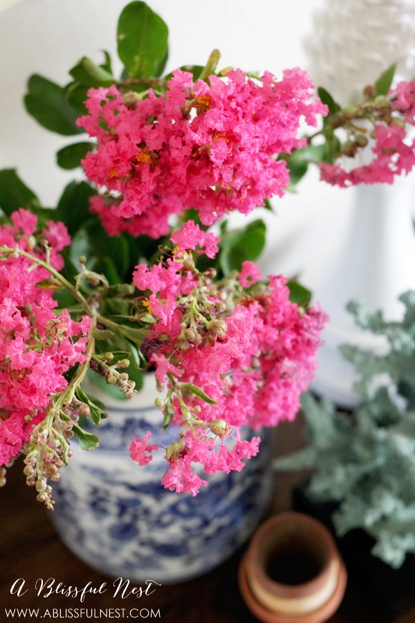 Tree Branch Flower Arrangement by A Blissful Nest 