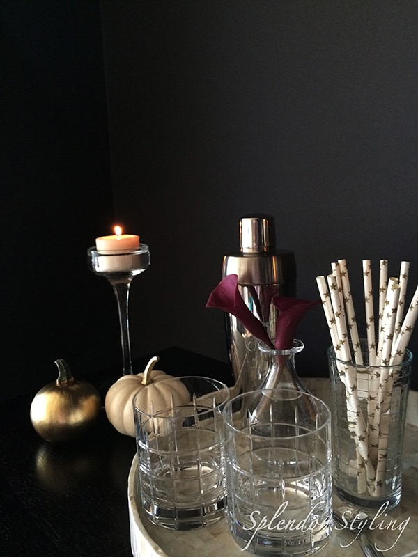 diy-chic-fall-decor-gold-pumpkin-bar