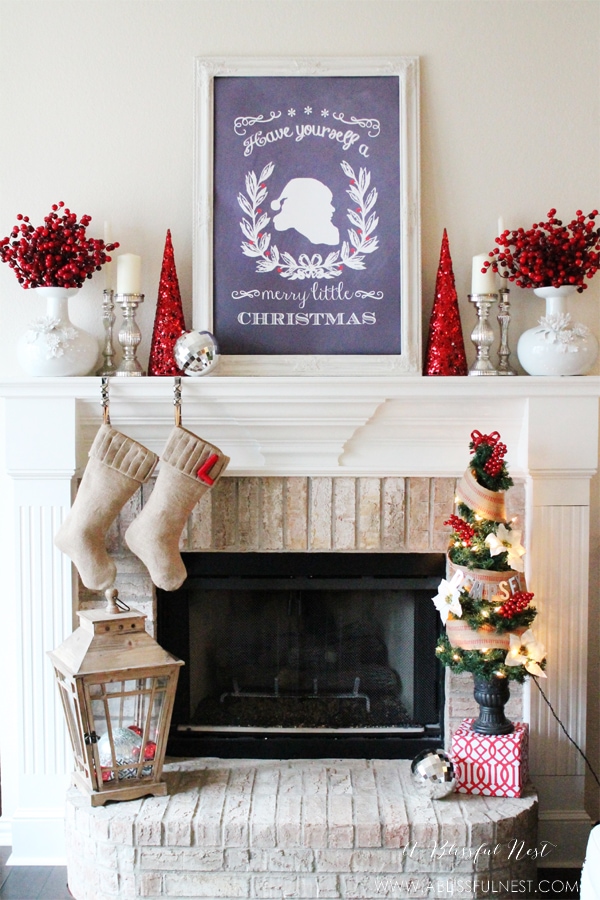 Christmas Home Tour by A Blissful Nest 