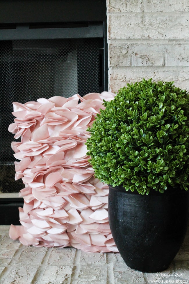 Spring Mantel Ideas by A Blissful Nest 