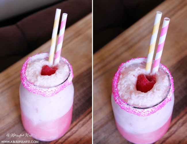 Boozy Raspberry Italian Soda Float Recipe by A Blissful Nest 