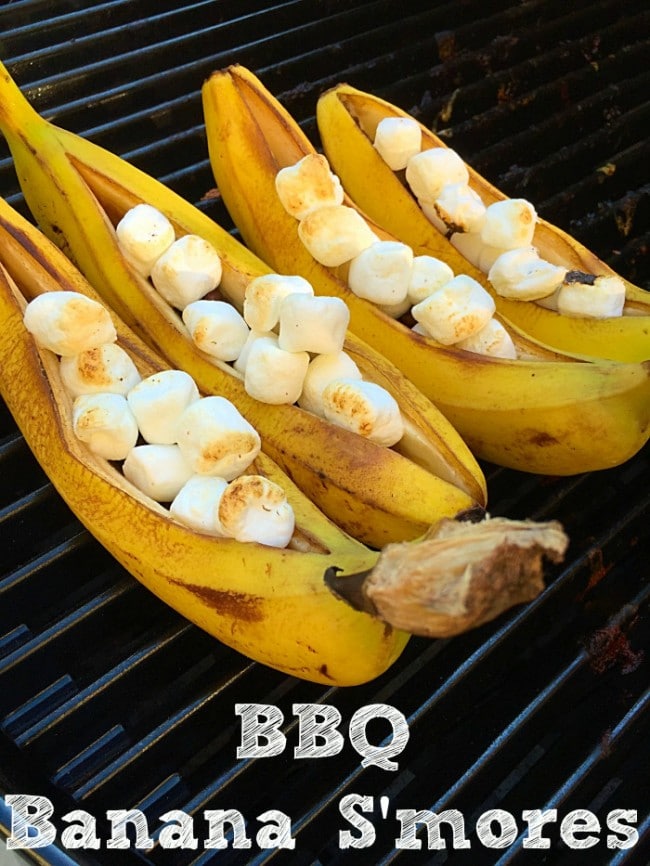 BBQ Banana Smores