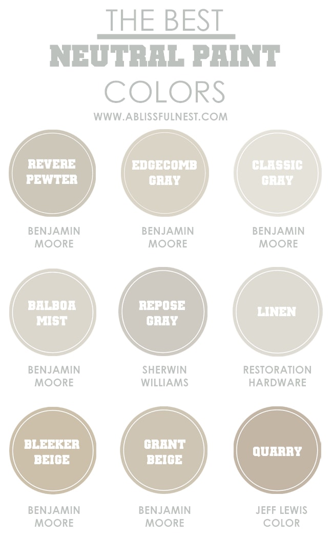 beige neutral paint color