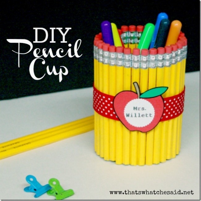 DIY Pencil Cup