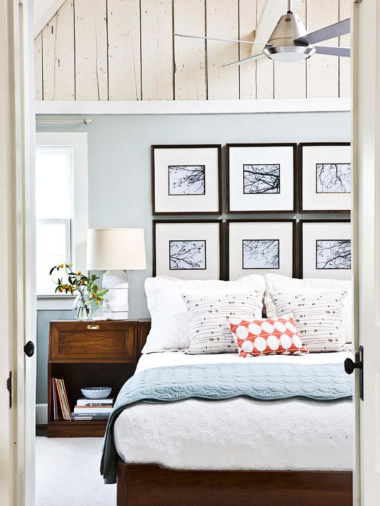 Ideas For Decorating Over The Bed, Above Bed Mirror Set
