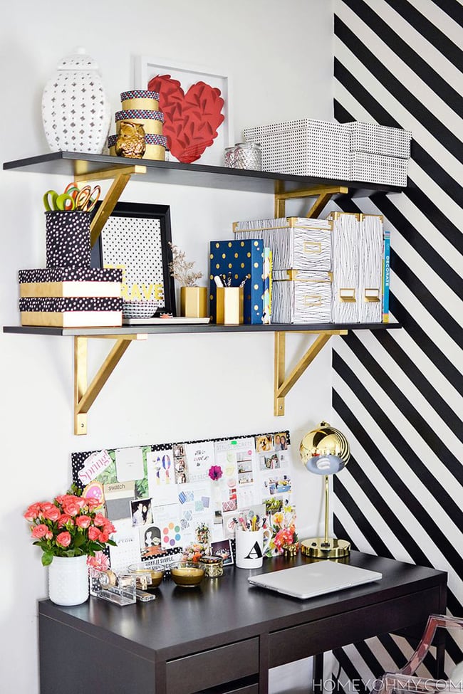 Small Home Office Decorating Ideas | A Blissful Nest