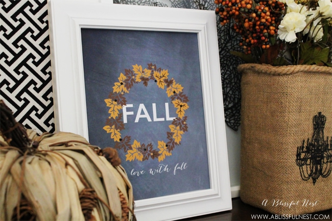 Fall Free Printable by A Blissful Nest 003