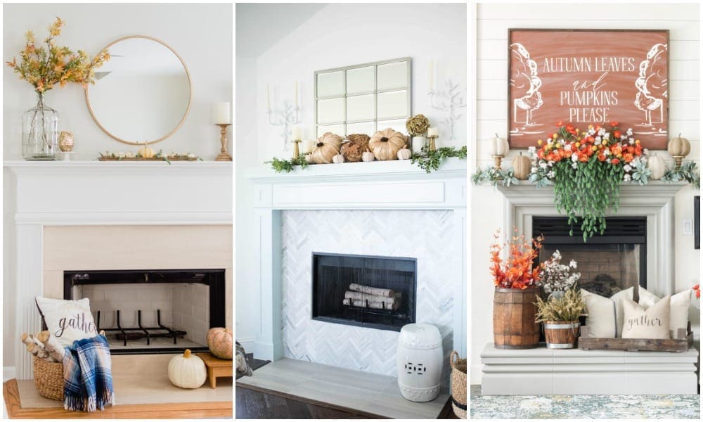 25 Inspiring Fall Mantel Decorating Ideas A Blissful Nest