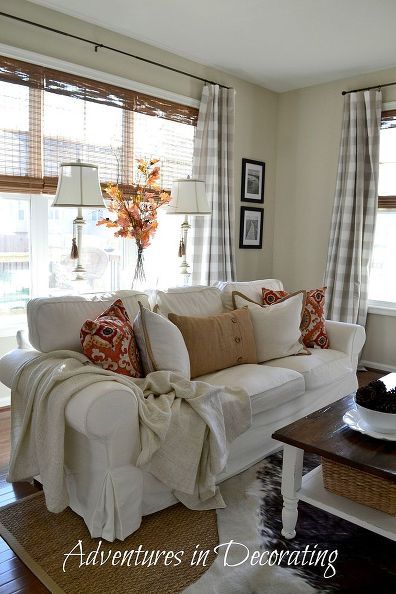 Fall Pillow Styling Tips via A Blissful Nest