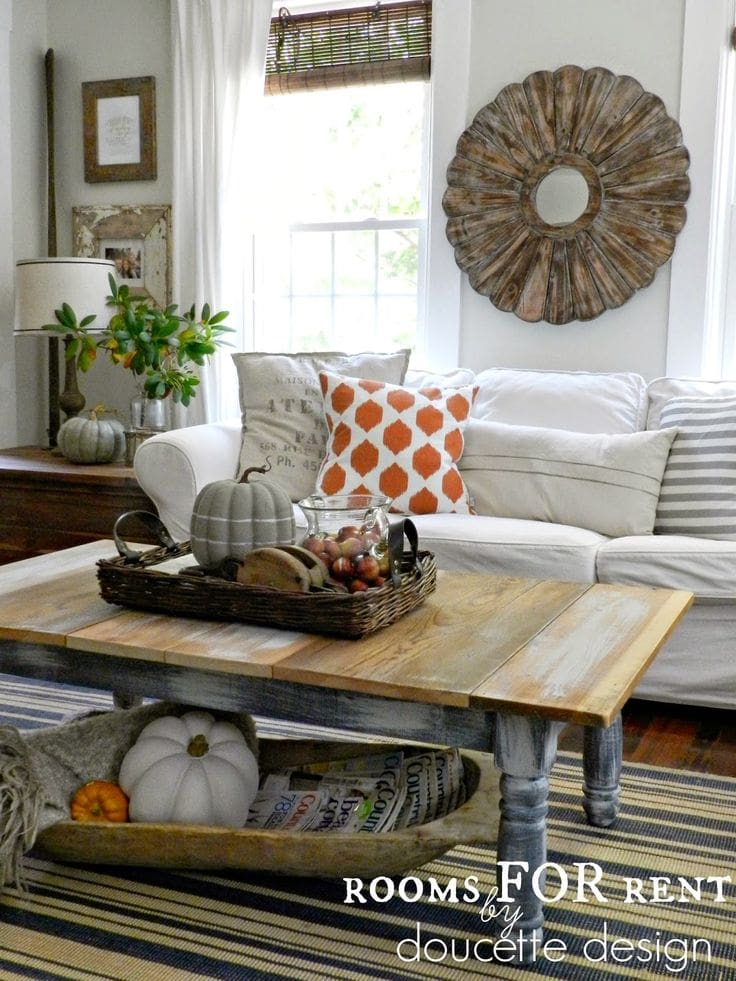 Fall Pillow Style Ideas via A Blissful Nest