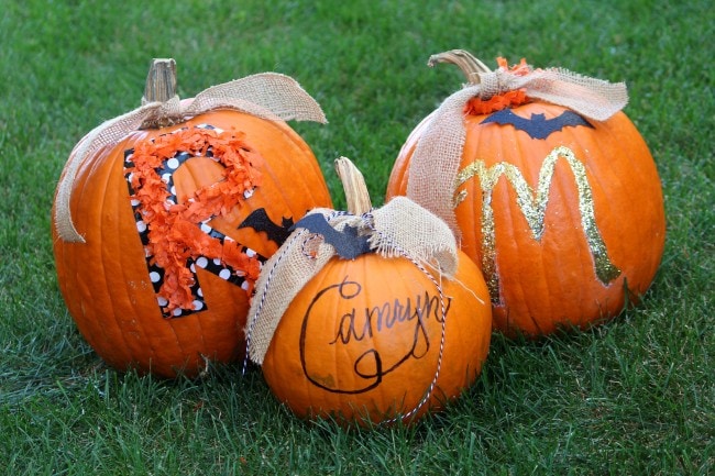 No Carve Pumpkin Ideas by Ellery Designs