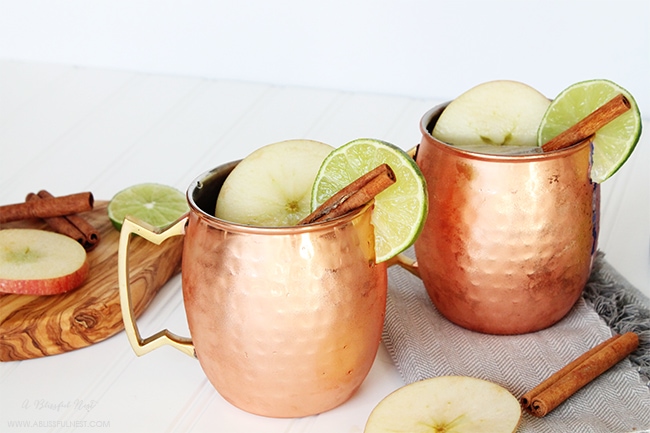 Cinnamon Apple Cider Moscow Mule by A Blissful Nest 