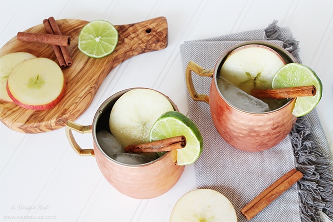 Cinnamon Apple Cider Moscow Mule by A bLissful Nest 
