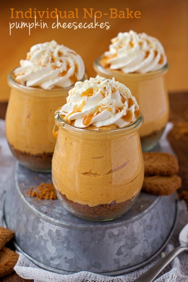 No Bake Pumpkin Cheesecake