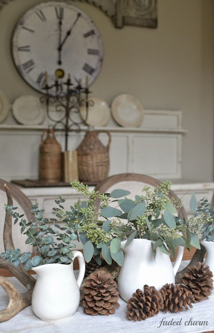 White Ironstone Pitchers