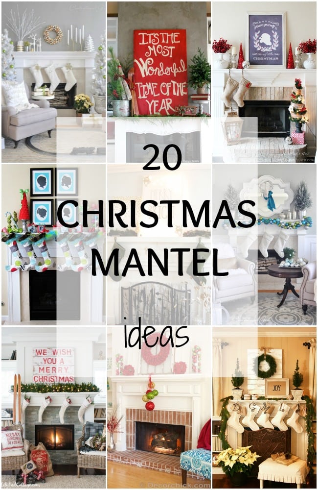 CHRISTMAS MANTEL IDEAS