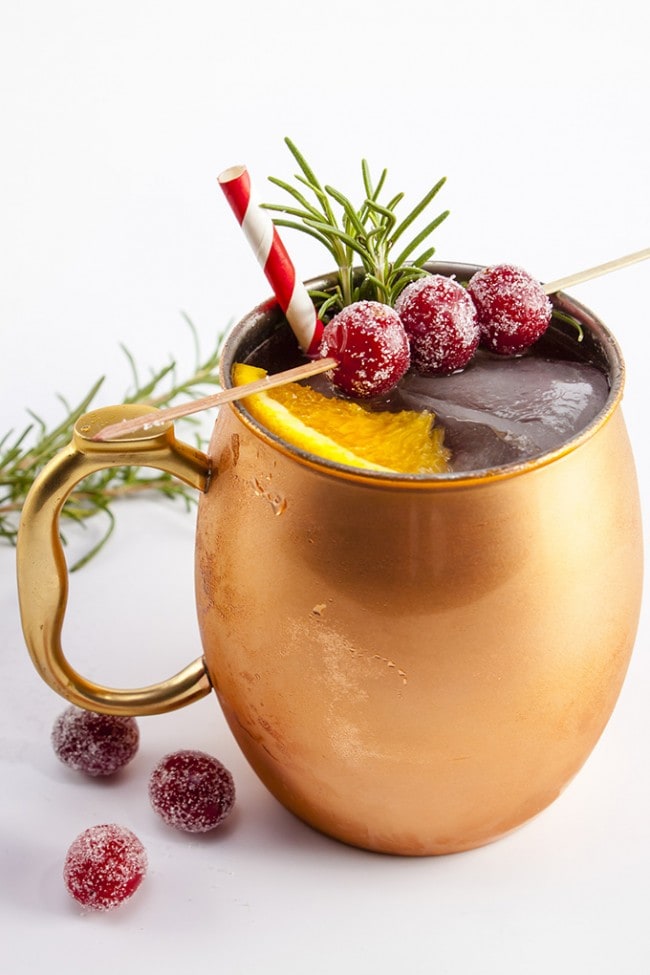 Holiday Mule Cocktail