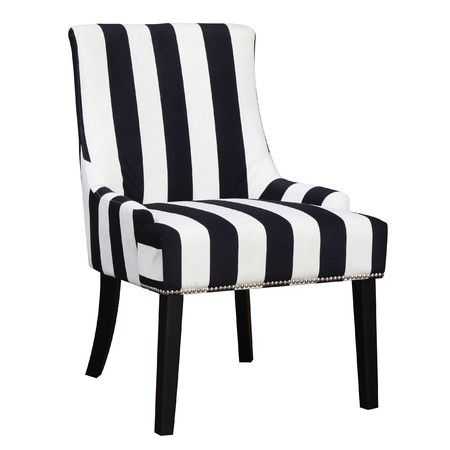 Adore the pattern on this accent chair! 25 of the best affordable accent chairs on ablissfulnest.com