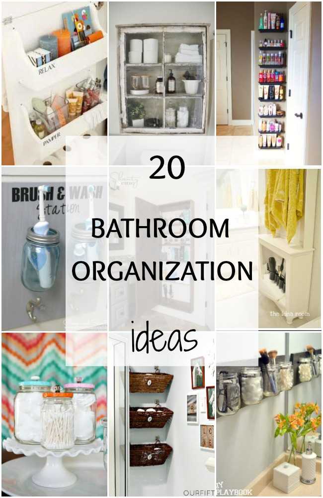 28 Clever Bathroom Organization Ideas - Fun Cheap or Free