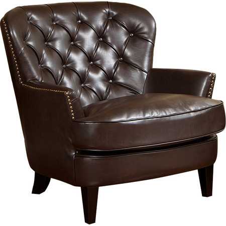 Adore the tufting on this accent chair! 25 of the best affordable accent chairs on ablissfulnest.com