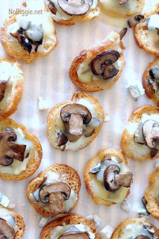 Blue Cheese Mushroom Crostini, 25 Best Appetizers to Serve