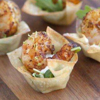 Image for Chili Lime Baked Shrimp Cups