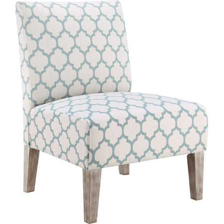 Adore the pattern on this accent chair! 25 of the best affordable accent chairs on ablissfulnest.com