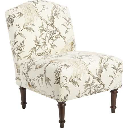 Adore the pattern on this accent chair! 25 of the best affordable accent chairs on ablissfulnest.com