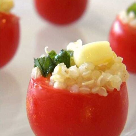 Image for Quinoa Tomato Salad Bites