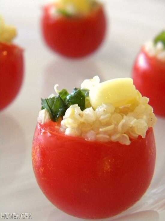 Quinoa Tomato Salad Bites, 25 Best Appetizers to Serve 