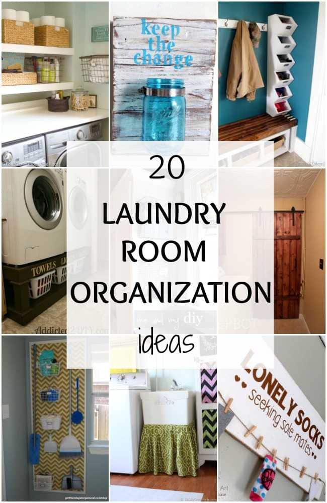 20 Laundry Room Organization Ideas you can't live without!