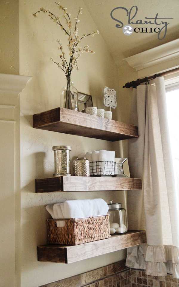 shelving to use to declutter your house