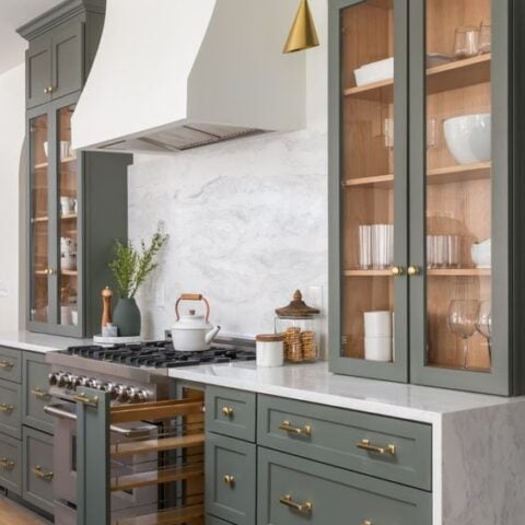 Image for Forest Green Kitchen Cabinet Colors