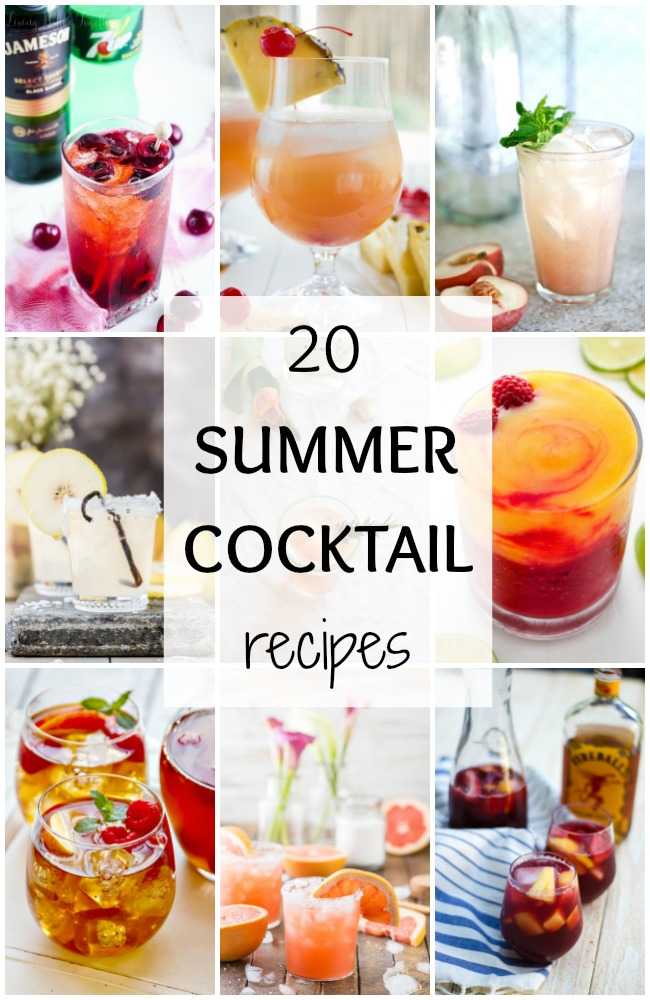 20 Best Summer Cocktails via A Blissful Nest 