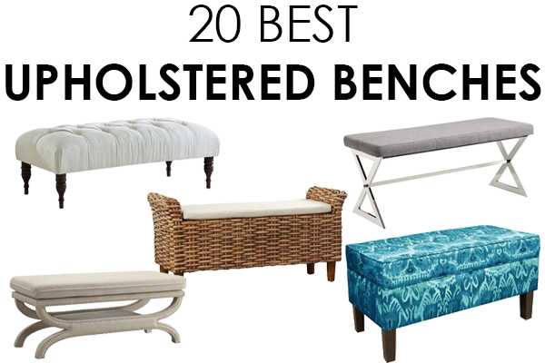 This list is AMAZING. 20 fabulous upholstered benches to choose from by A Blissful Nest. #upholsteredbench #benches #bedroomideas #masterbedroom #designtips #homedecorideas http//:ablissfulnest.com/