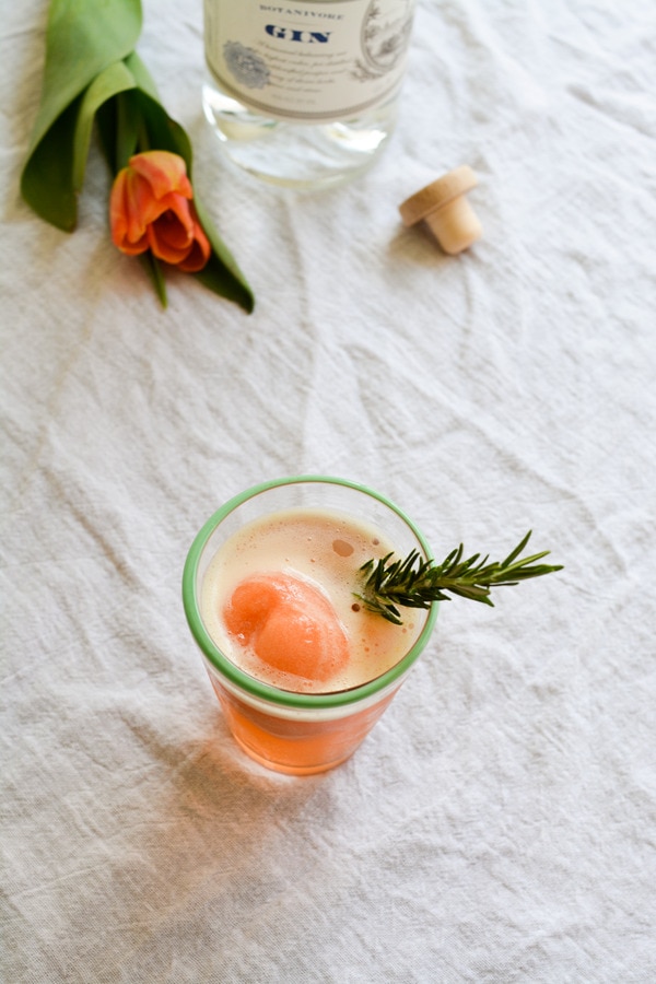 Blood Orange Sorbet Gin Float, 20 Best Summer Cocktails 