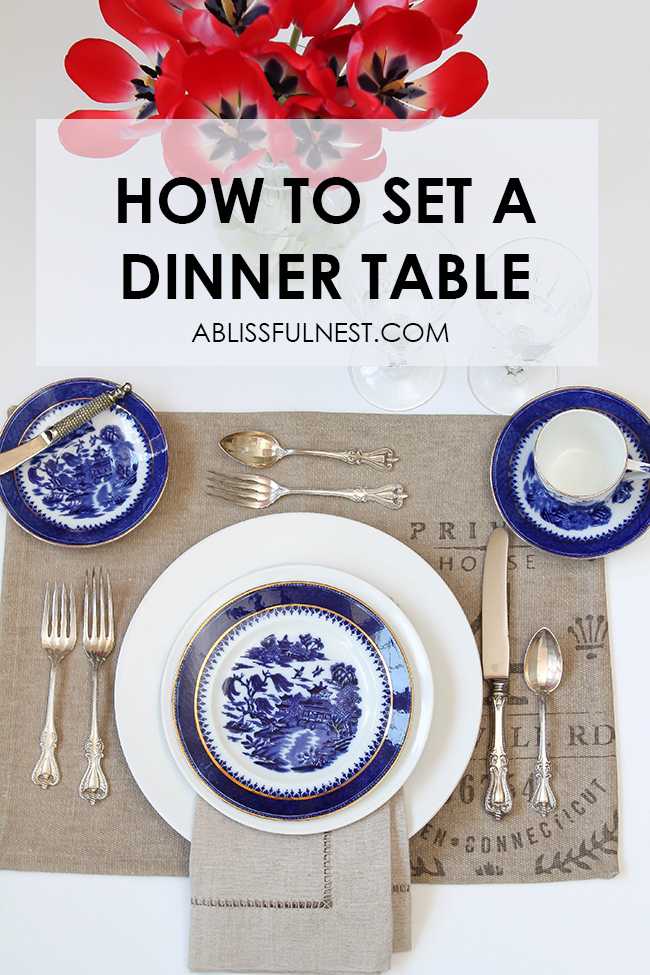 How To Set A Dinner Table For Four / new year's table | New years eve dinner, Romantic table ... - Put the placemat on the table.