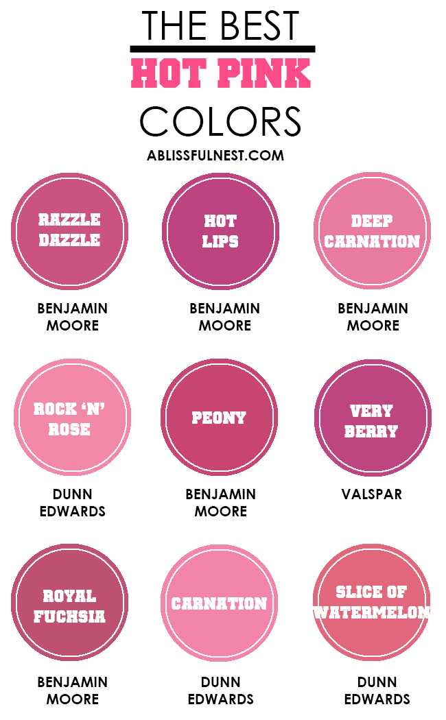 Do you love hot pink but don’t know how to add it into your home decor? We’ve got design tips just for you on hot to use hot pink in your home and paint colors to choose from. Check out A Blissful Nest for more details. https://ablissfulnest.com/ #designtips #interiordesign #pinkroom #paintcolor 