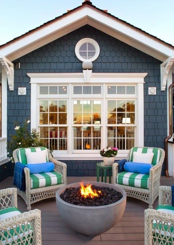 Completely Coastal, 20 Best Patio Spaces via A Blissful Nest