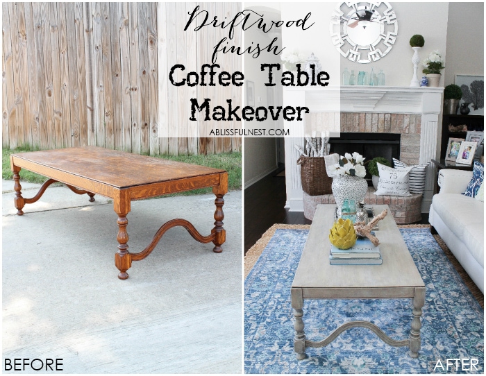 Paint A Weathered Wood Finish On Furniture, Can You Paint A Wooden Coffee Table