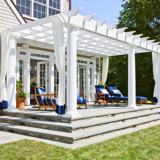 Traditional Home, 20 Best Patio Spaces via A Blissful Nest