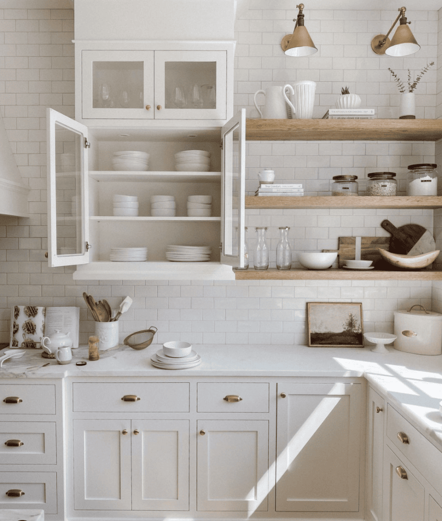 Gorgeous White Kitchen Ideas | A Blissful Nest