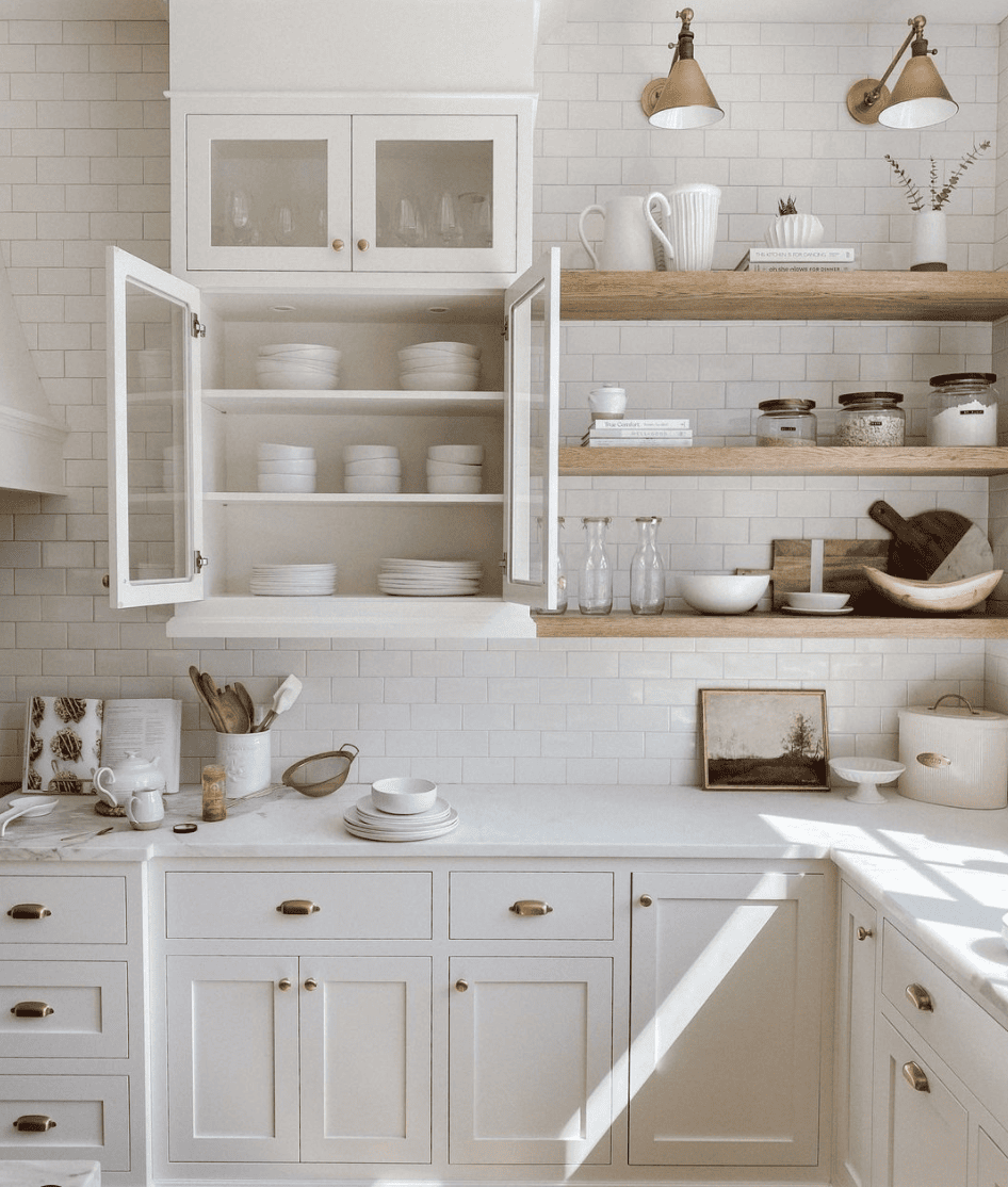 Gorgeous White Kitchen Ideas | A Blissful Nest