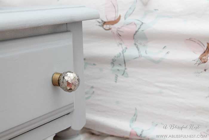 DIY Nightstand Makeover Using Chalk Spray Paint