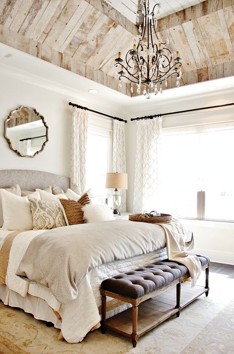 These are the most gorgeous bedrooms I’ve ever seen! So many great ideas for decorating your bedroom. https://ablissfulnest.com/ #masterbedroom #bedroomideas #masterbedroomideas