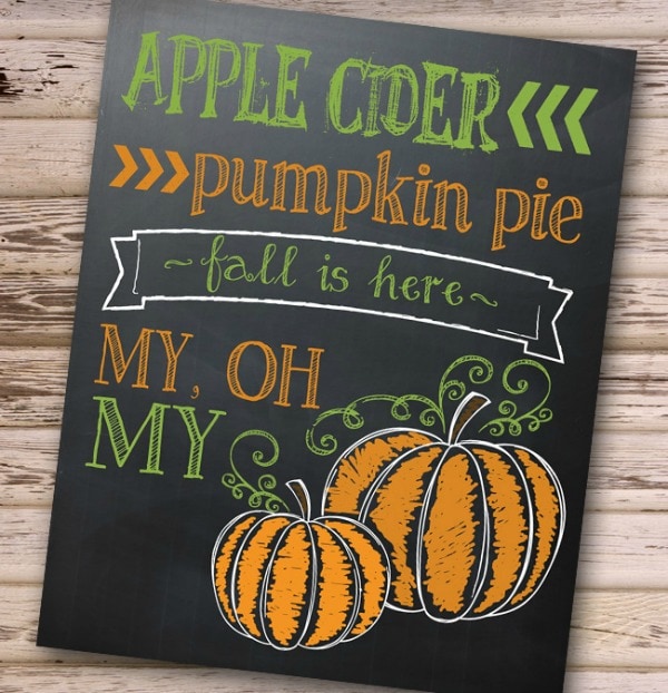 I should be mopping the floor Fall is Here, 30 Free Fall Printables
