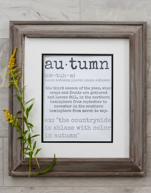 The Lily Pad Cottage Meaning of Autumn, 30 Free Fall Printables