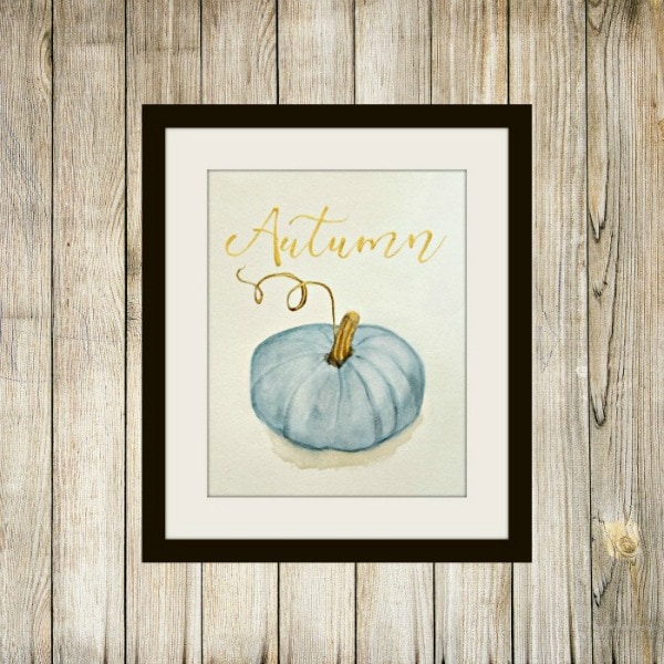 The Red Painted Cottage Blue Pumpkin, 30 Free Fall Printables 
